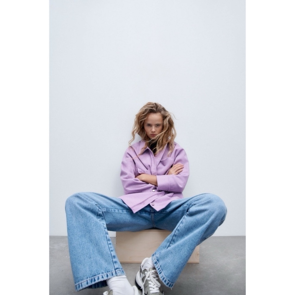 Zara Lavender Utility Jacket - Picture 12 of 12